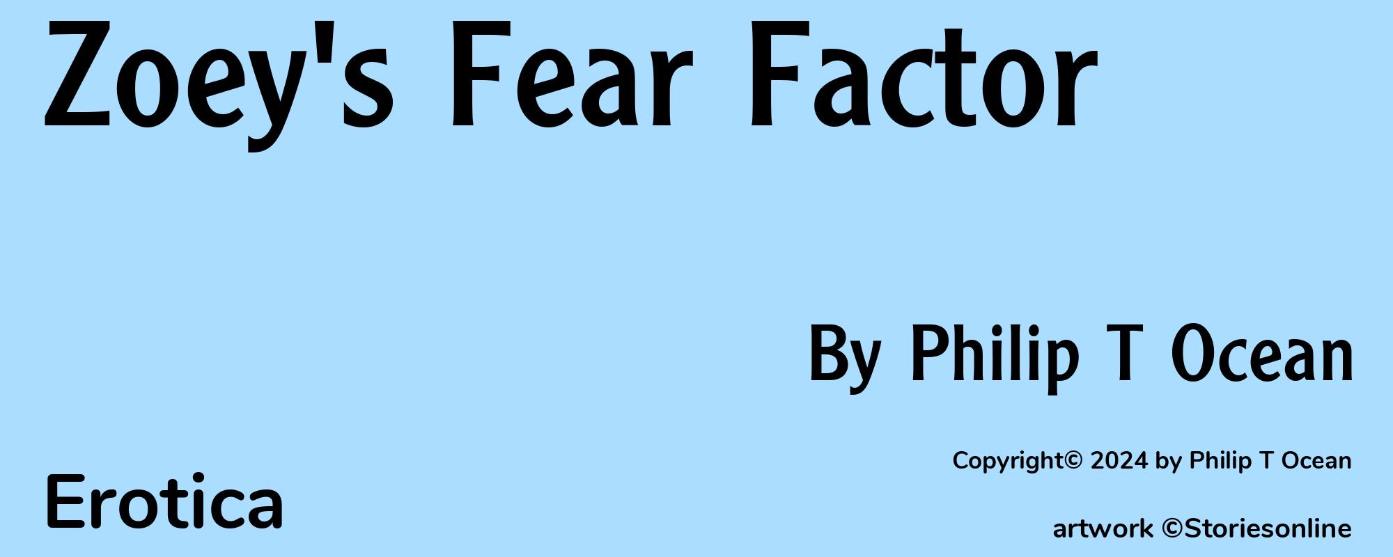Zoey's Fear Factor - Cover