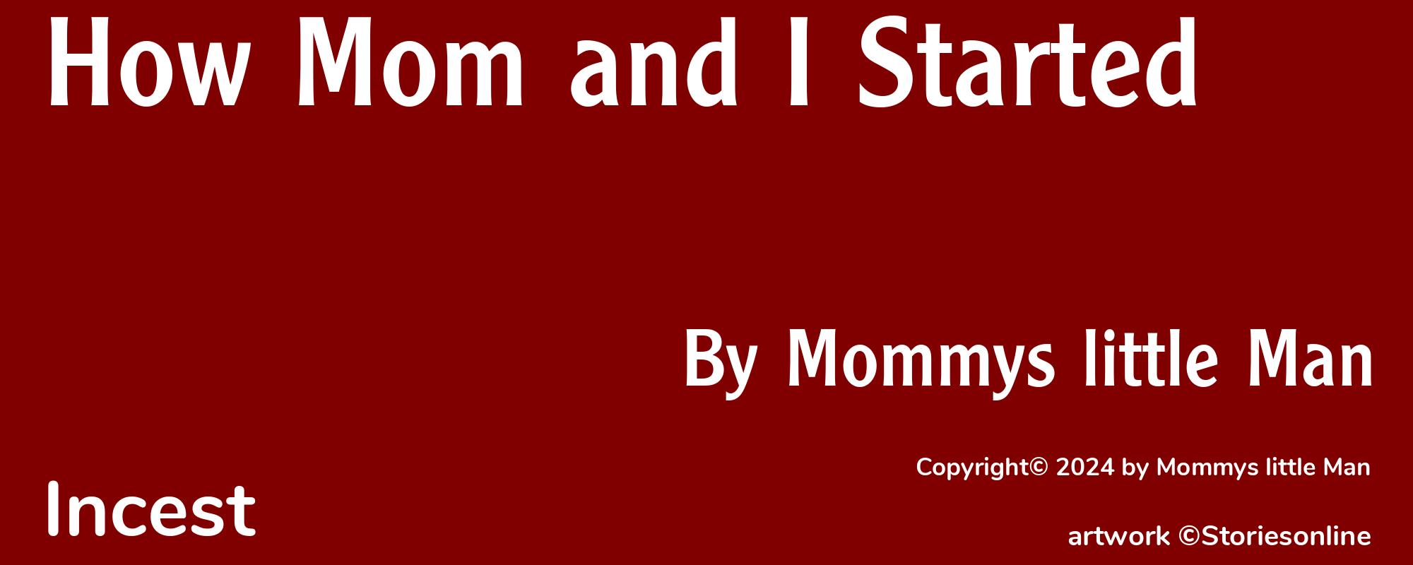 How Mom and I Started - Cover