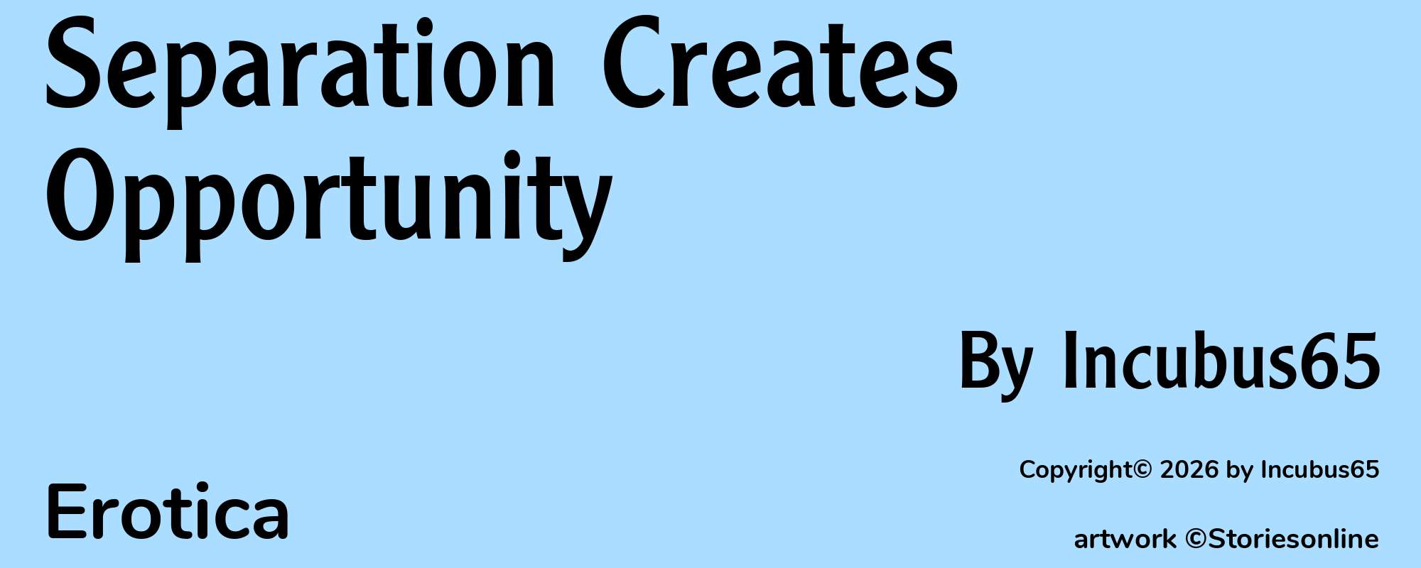 Separation Creates Opportunity - Cover