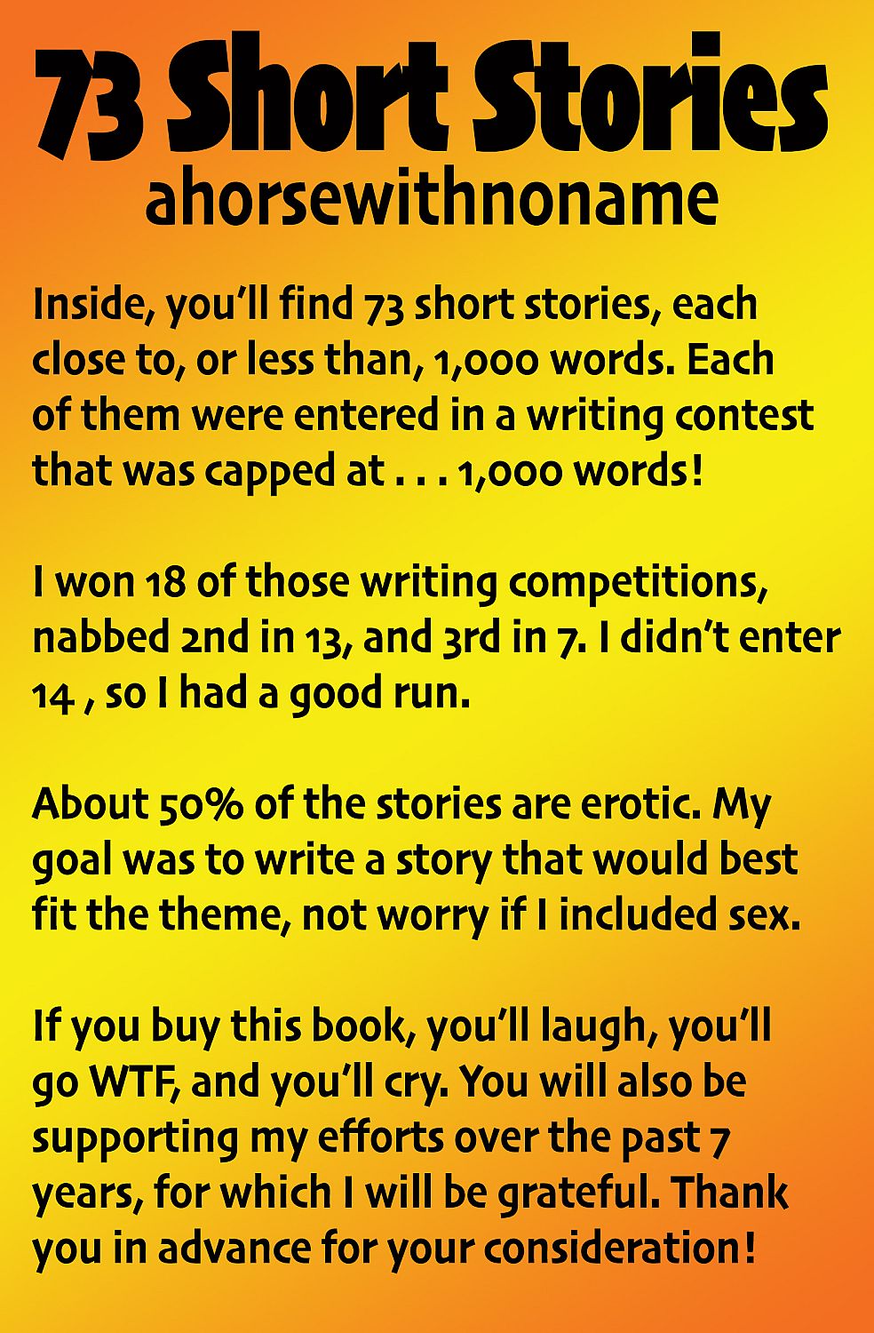 73 Short Stories - Fiction Sex Story