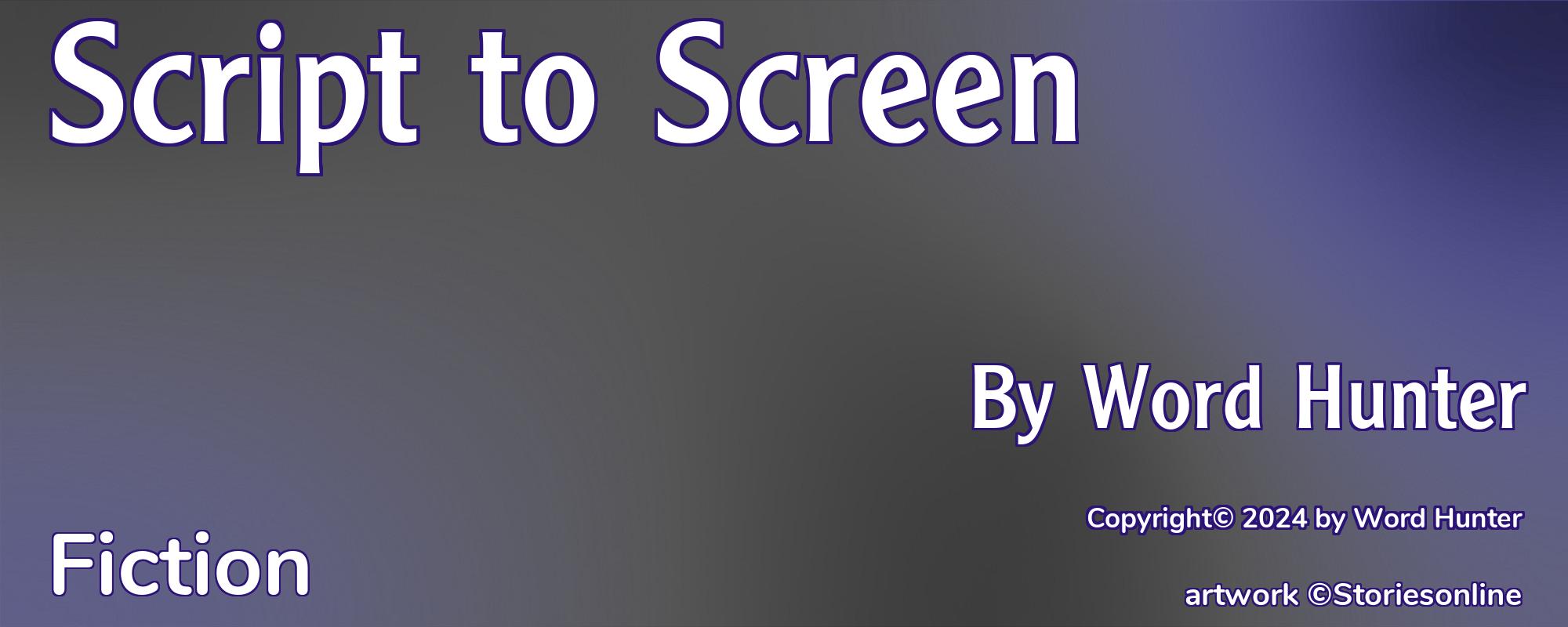 Script to Screen - Cover