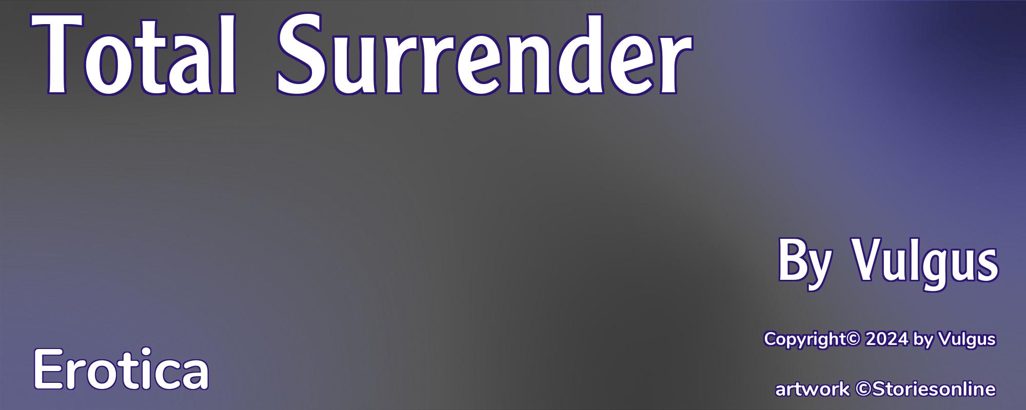 Total Surrender - Cover