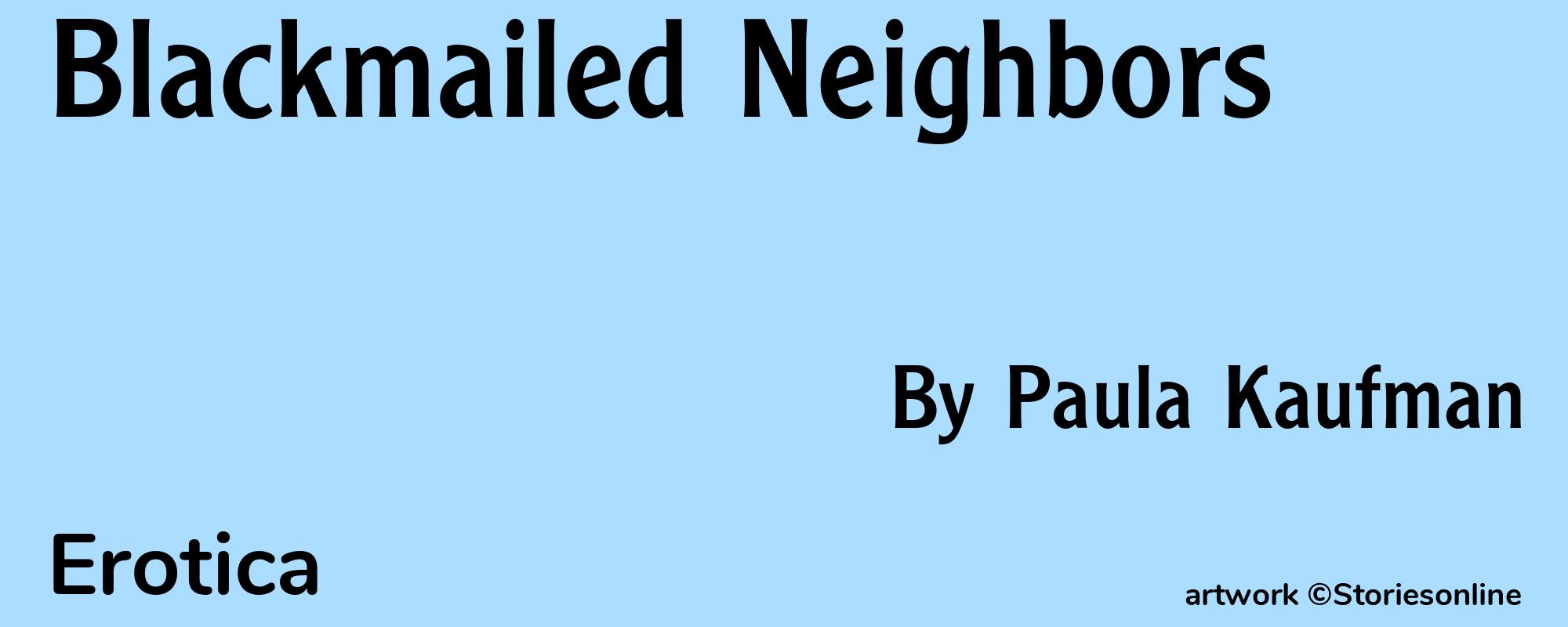 Blackmailed Neighbors - Cover