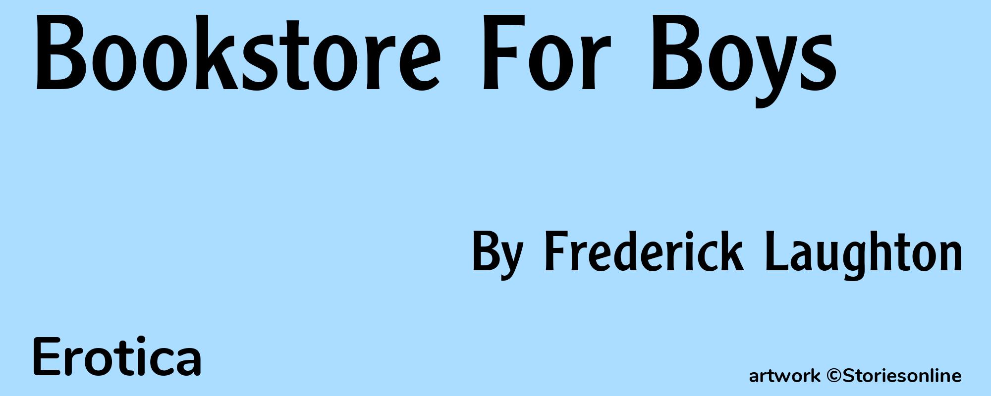 Bookstore For Boys - Cover