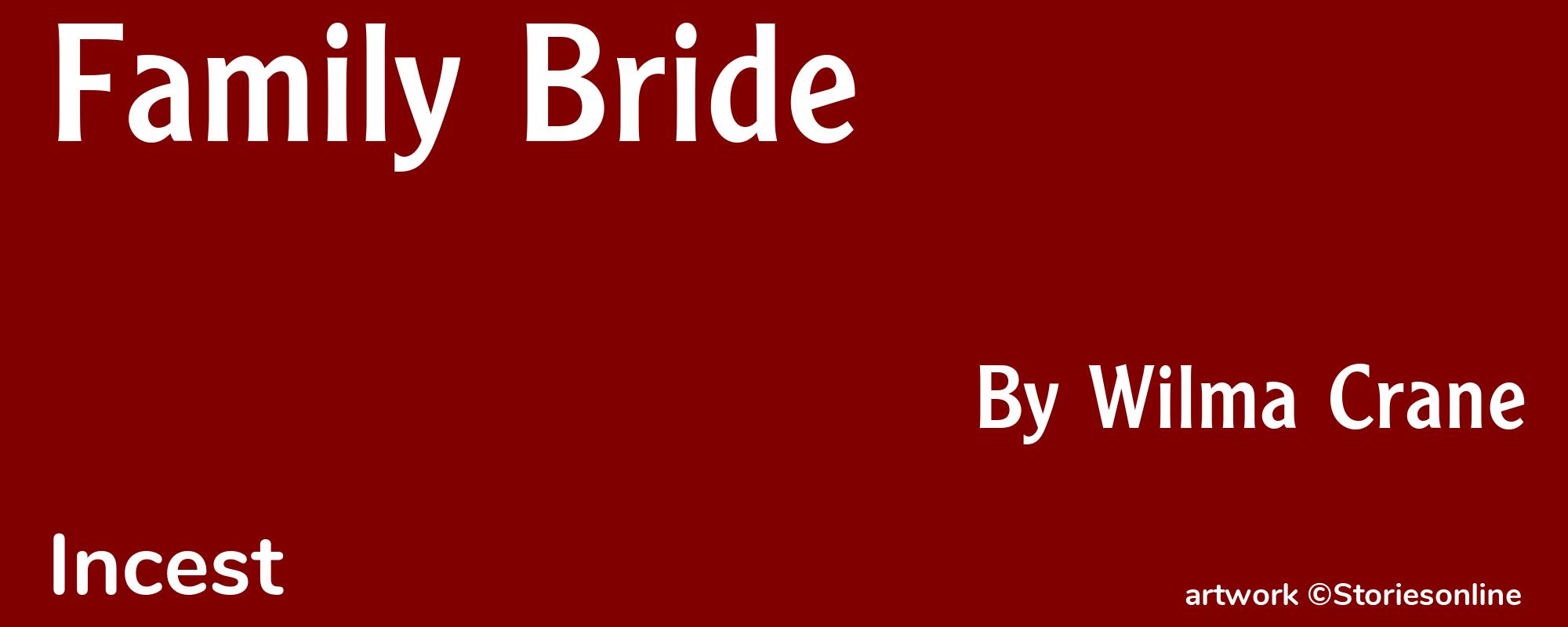 Family Bride - Cover