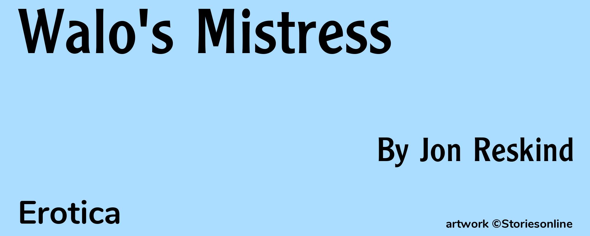 Walo's Mistress - Cover