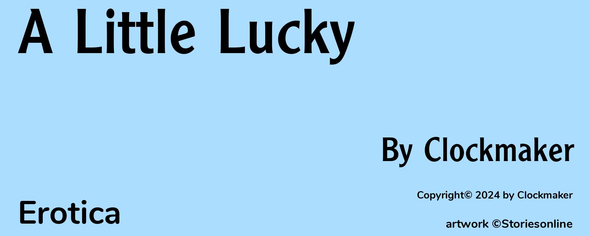 A Little Lucky - Cover