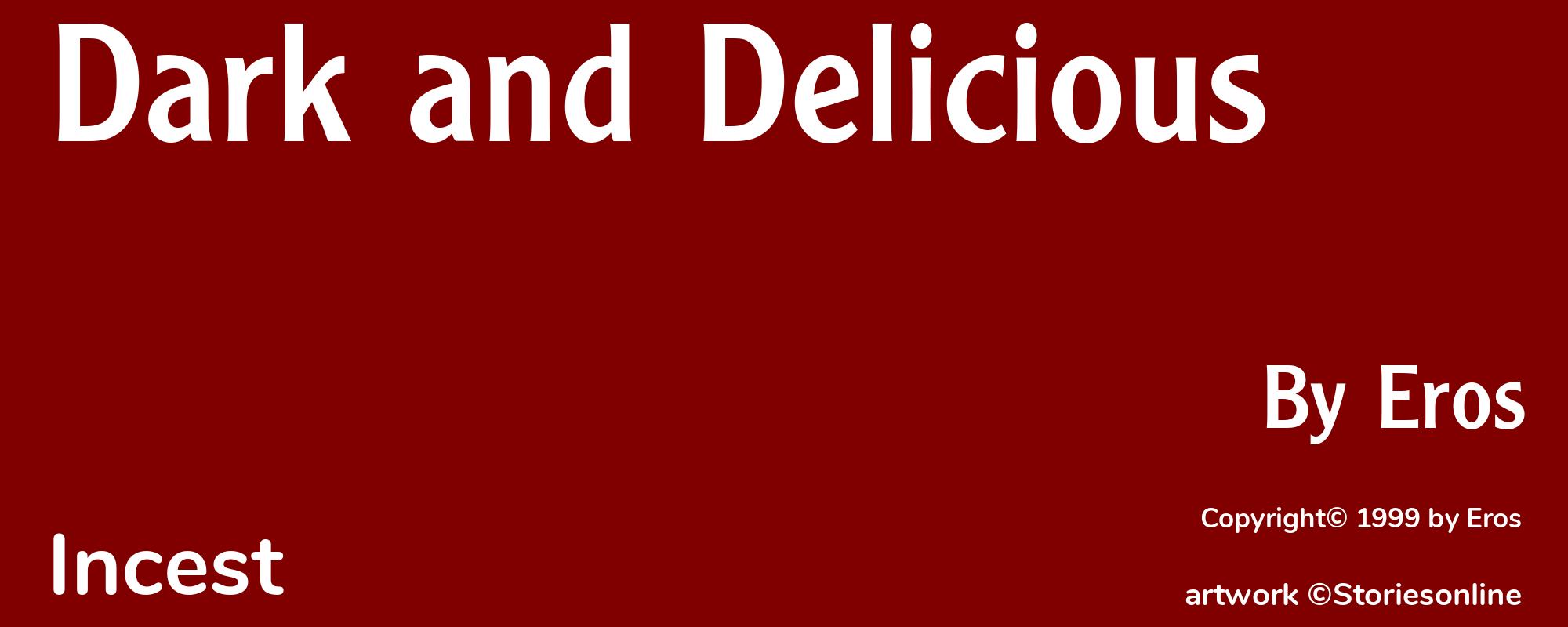 Dark and Delicious - Cover