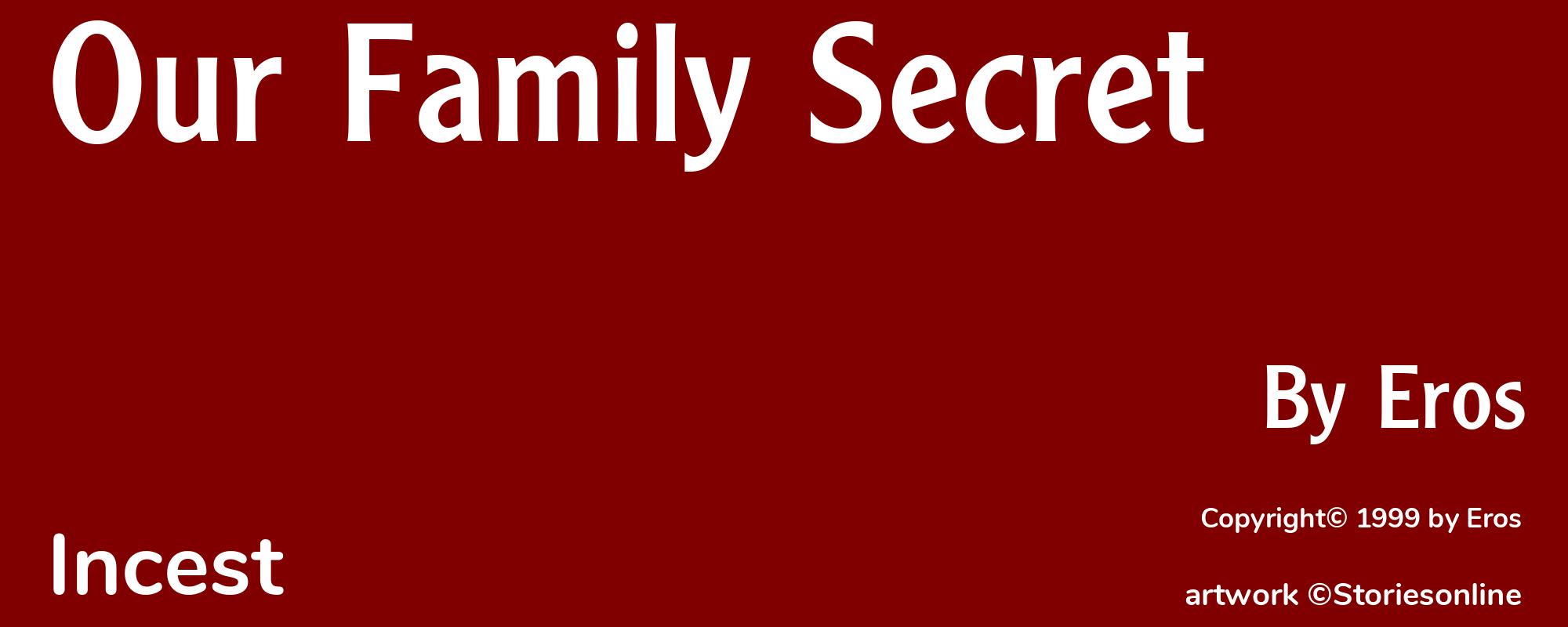 Our Family Secret - Cover