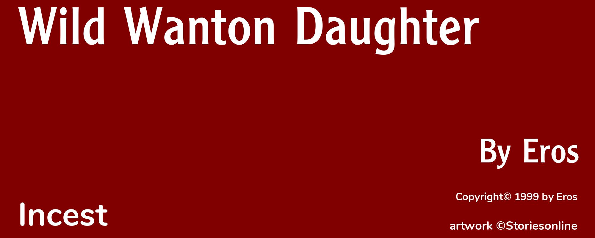 Wild Wanton Daughter - Cover