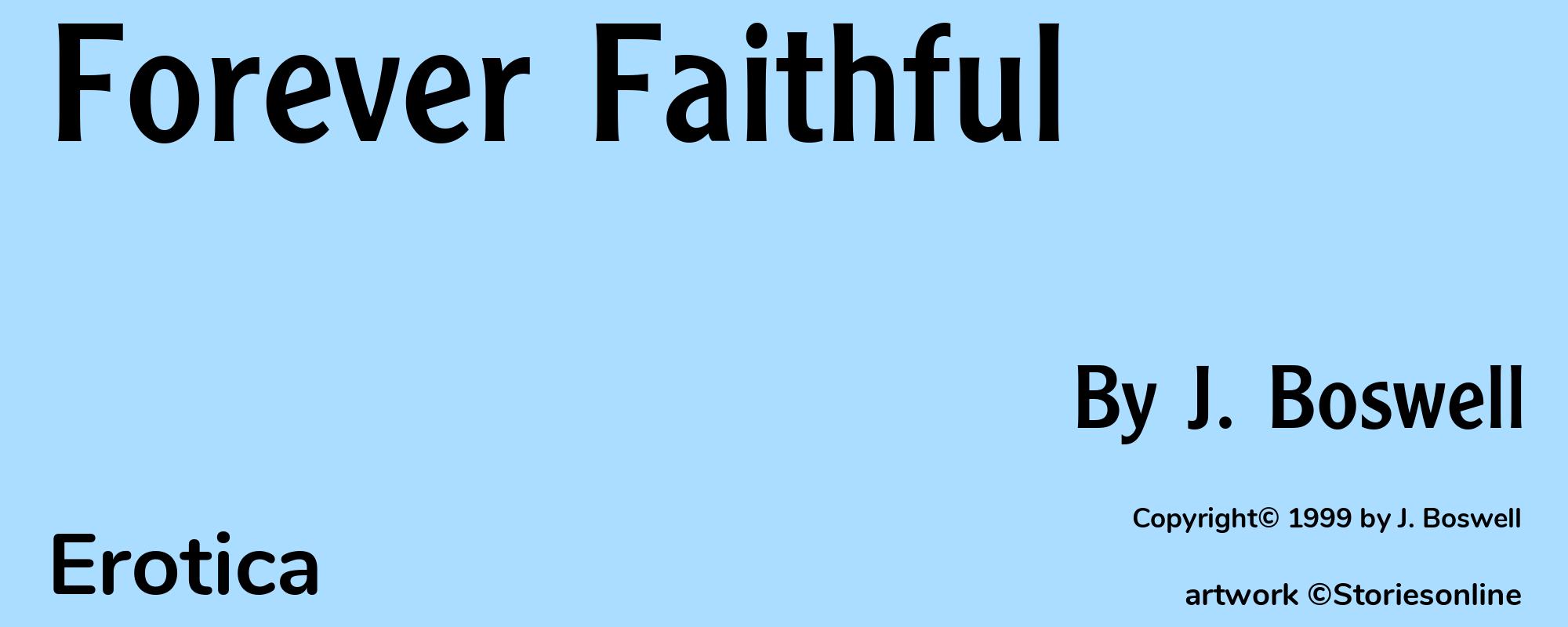 Forever Faithful - Cover