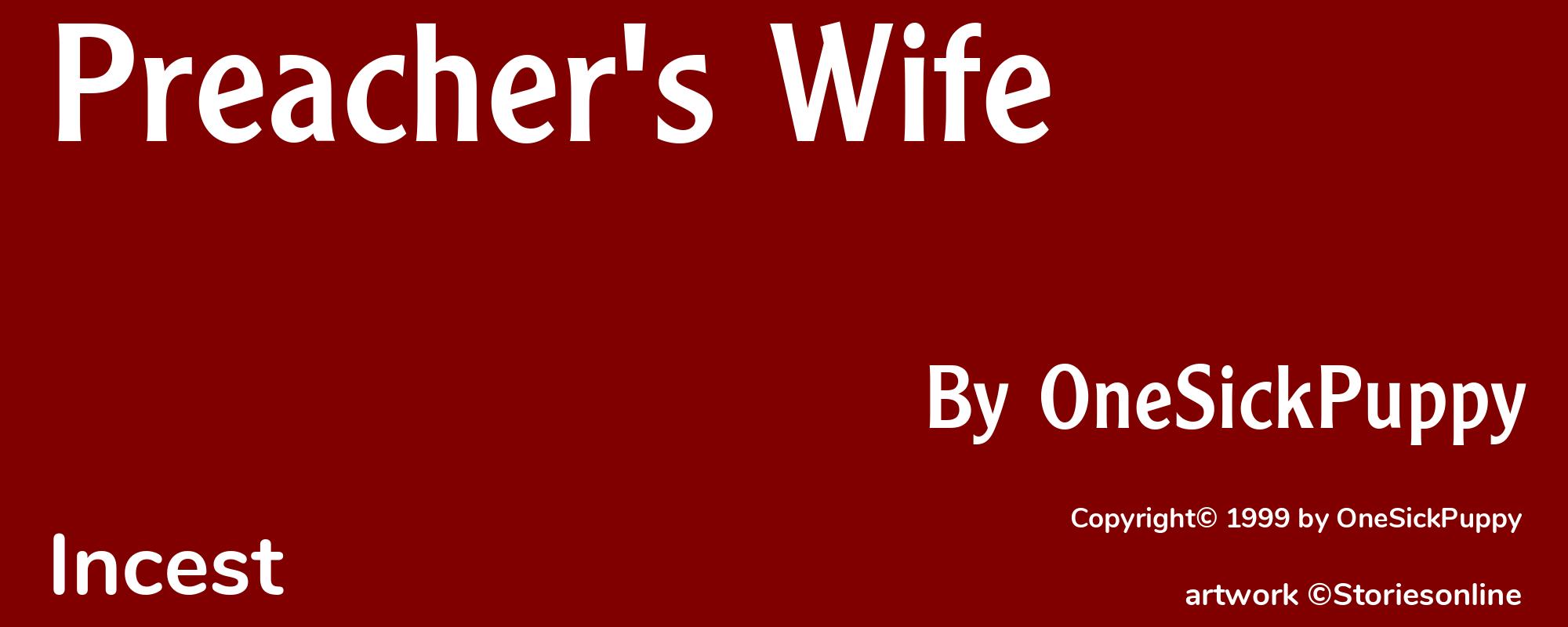 Preacher's Wife - Cover