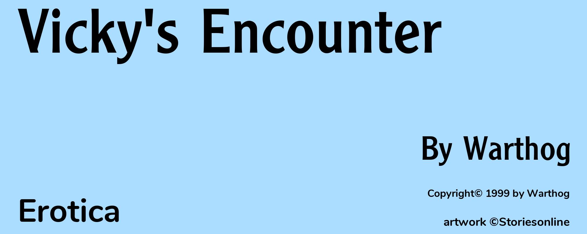 Vicky's Encounter - Cover