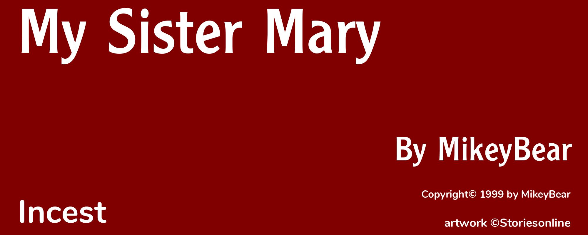 My Sister Mary - Cover