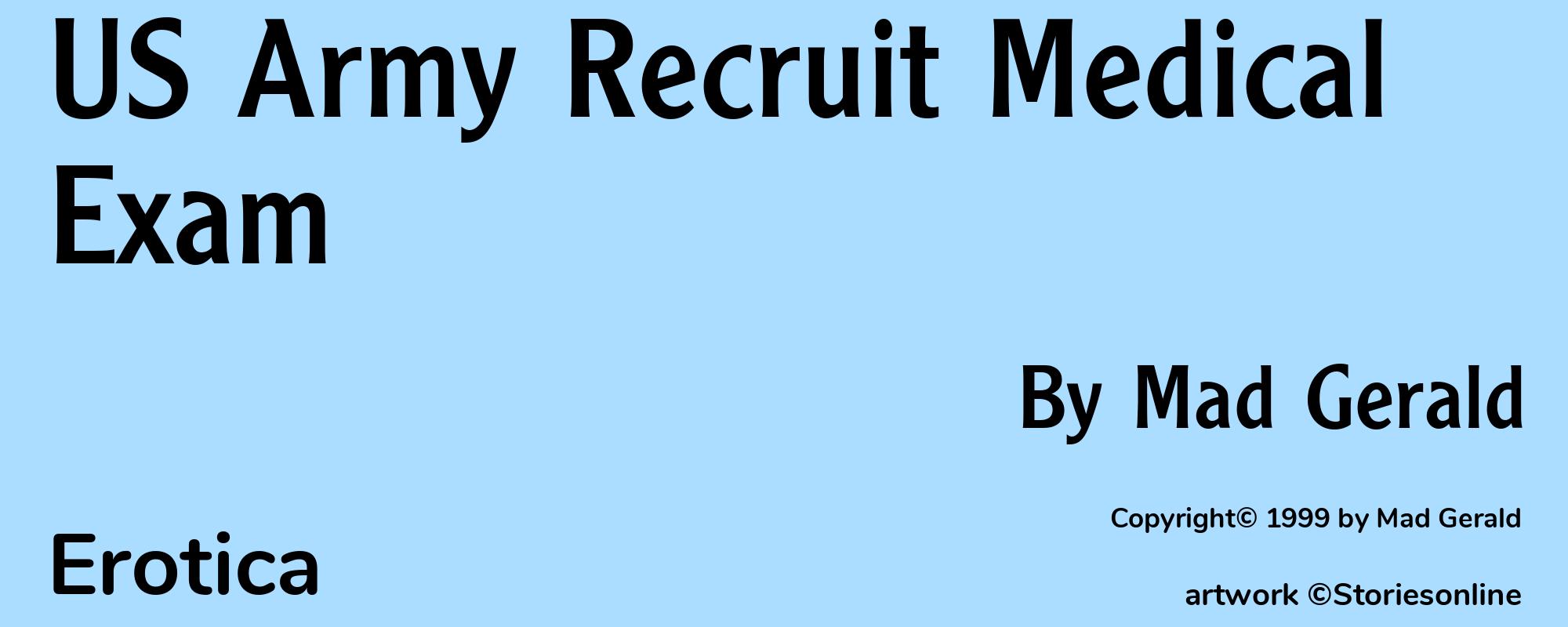 US Army Recruit Medical Exam - Cover