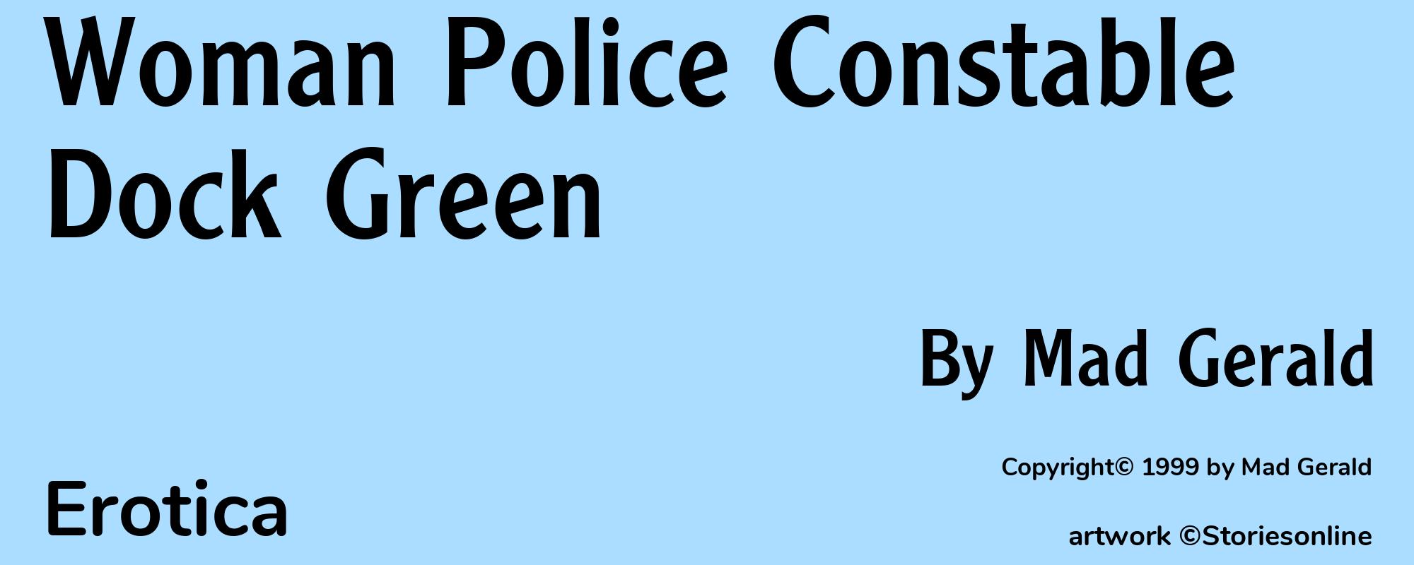 Woman Police Constable Dock Green - Cover