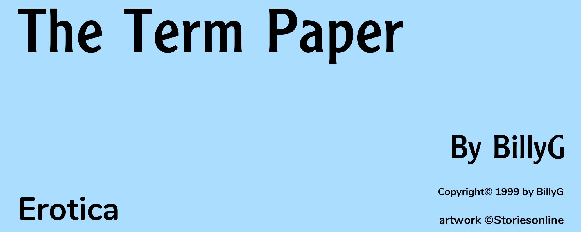 The Term Paper - Cover