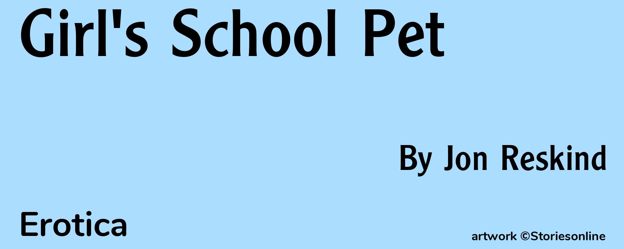 Girl's School Pet - Cover