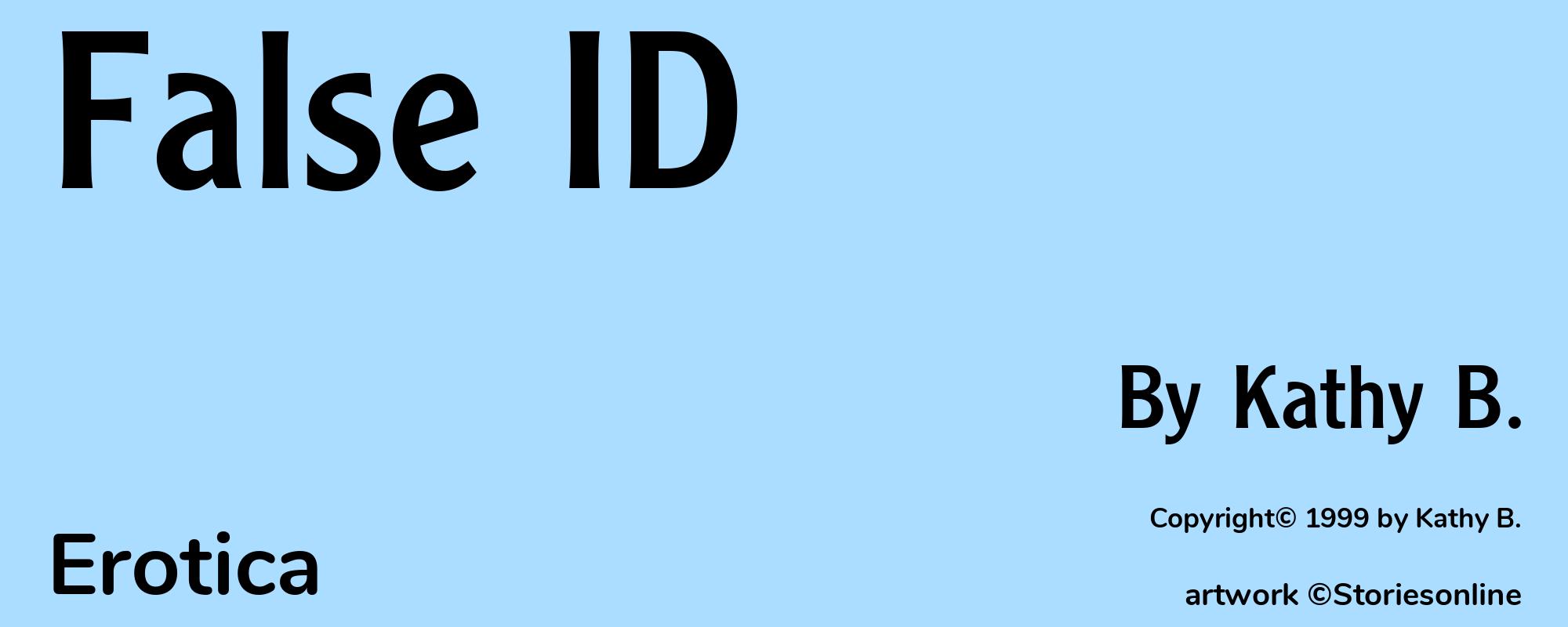 False ID - Cover