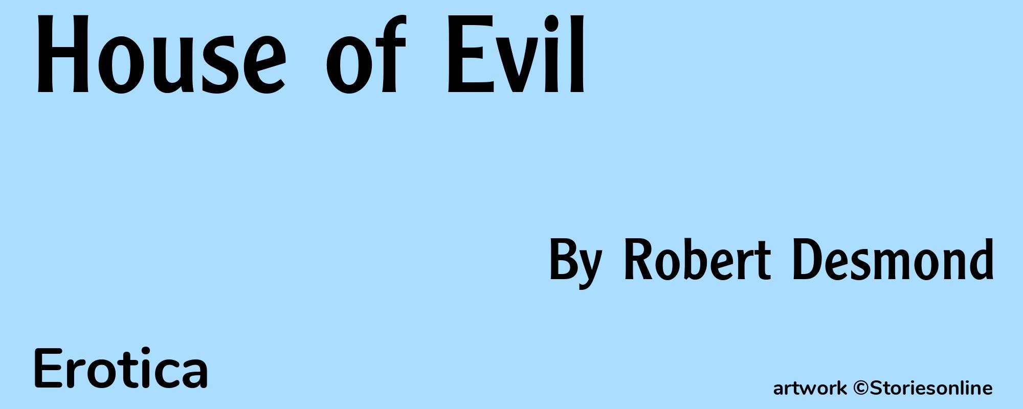 House of Evil - Cover