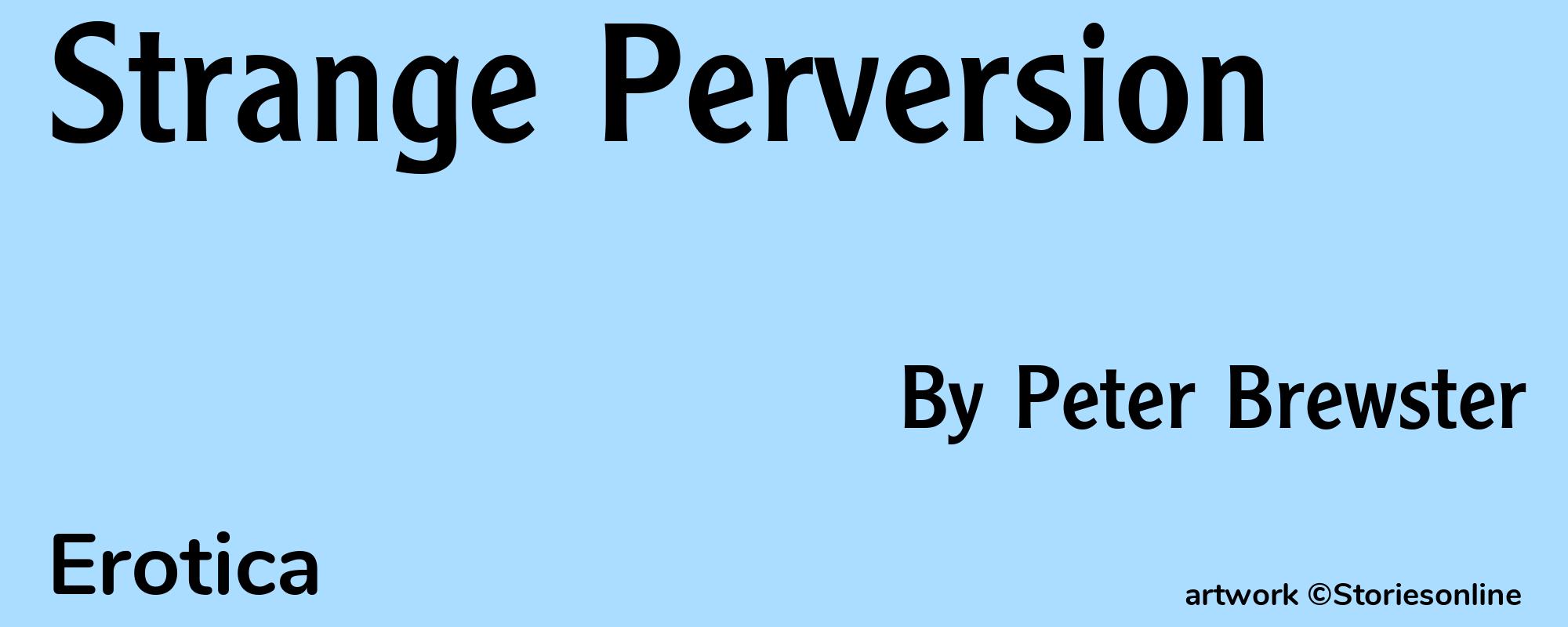 Strange Perversion - Cover