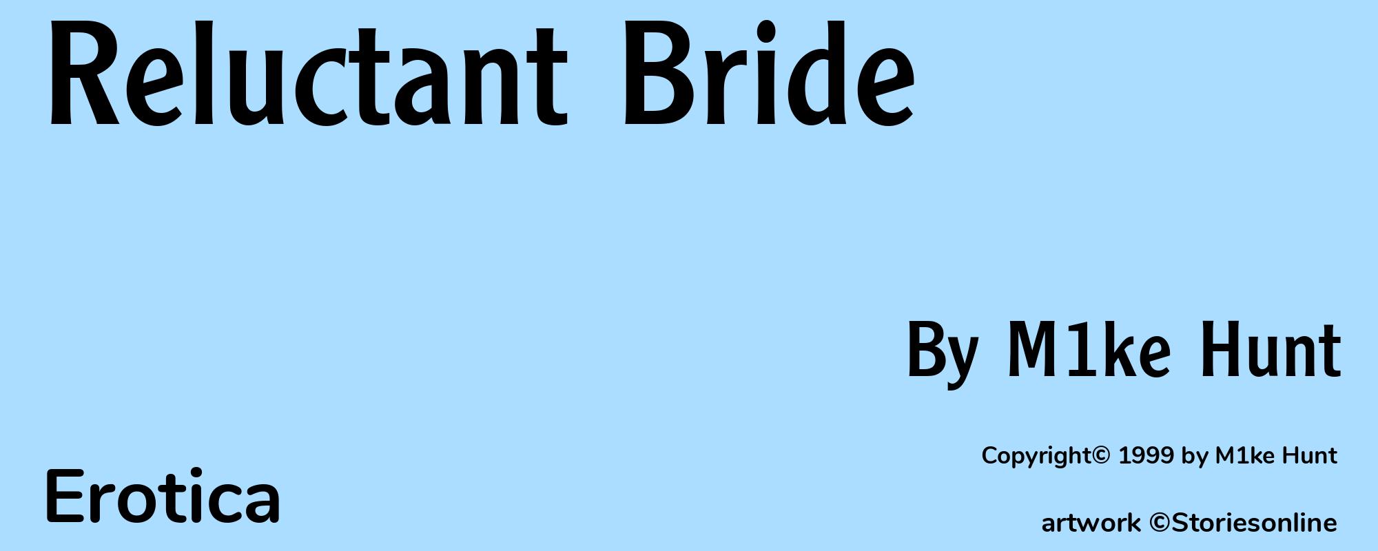 Reluctant Bride - Cover