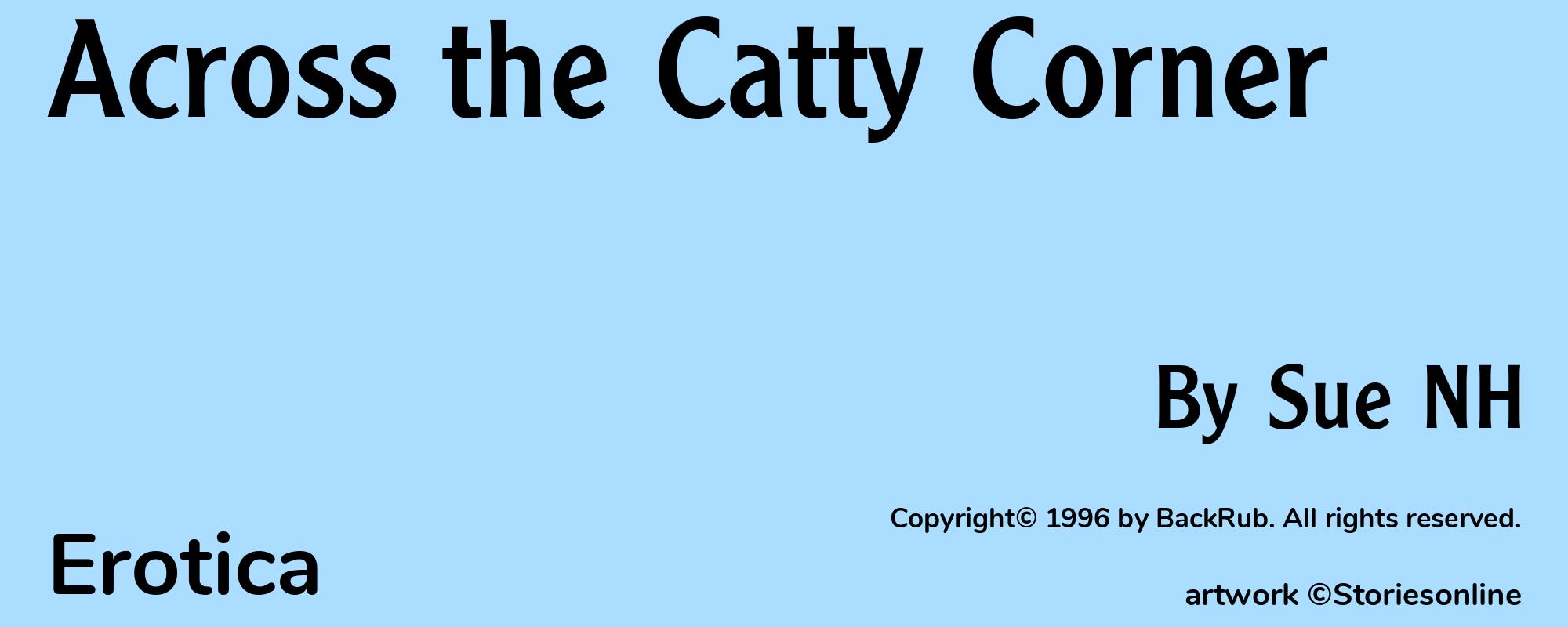 Across the Catty Corner - Cover