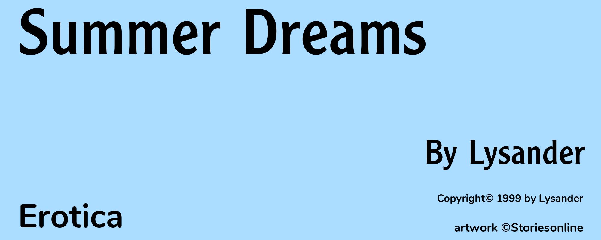 Summer Dreams - Cover