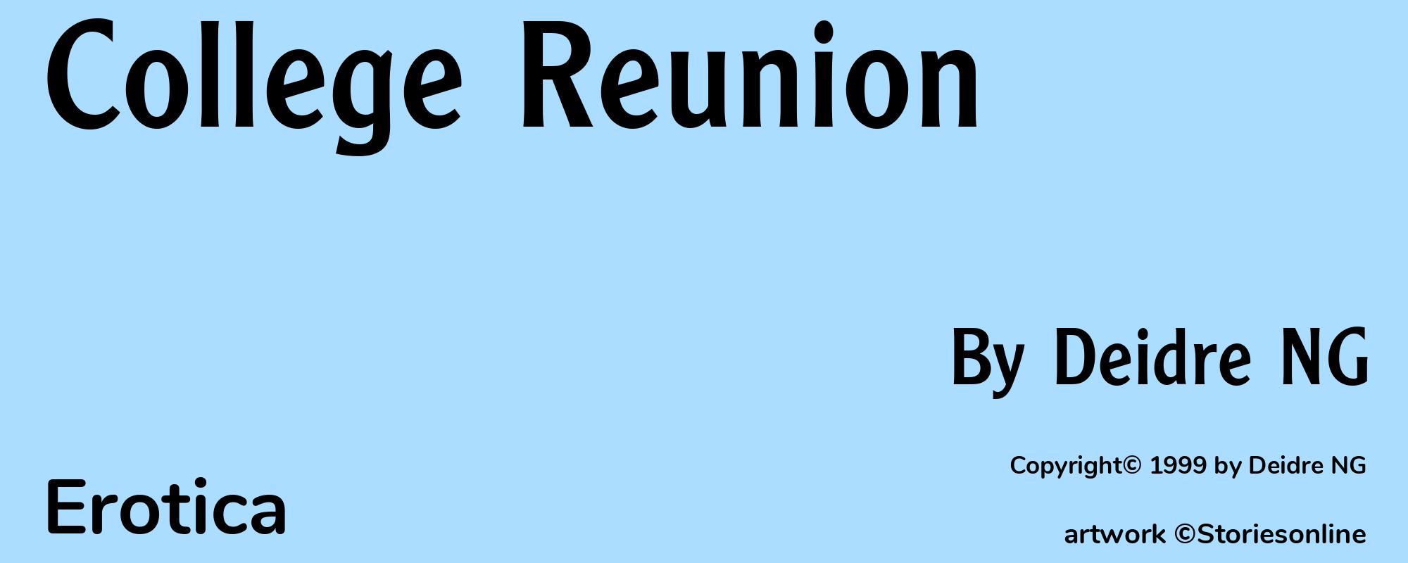 College Reunion - Cover