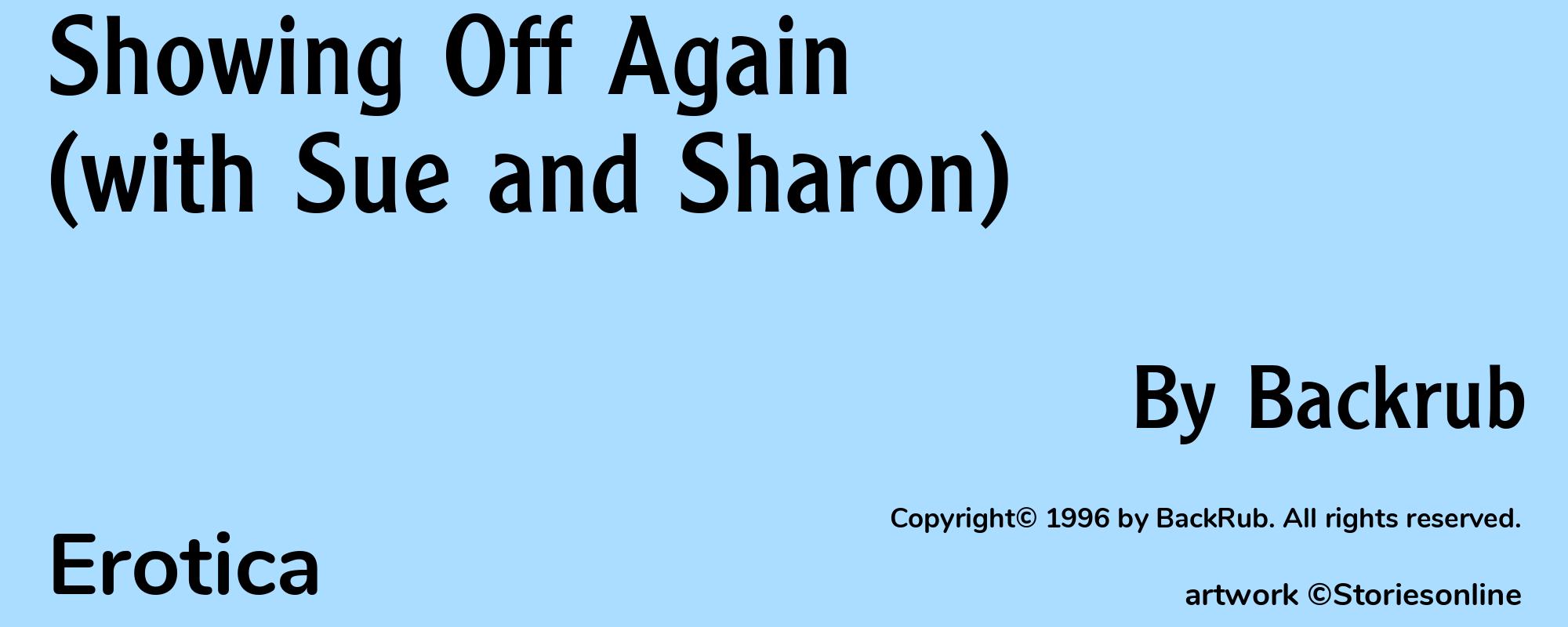 Showing Off Again (with Sue and Sharon) - Cover