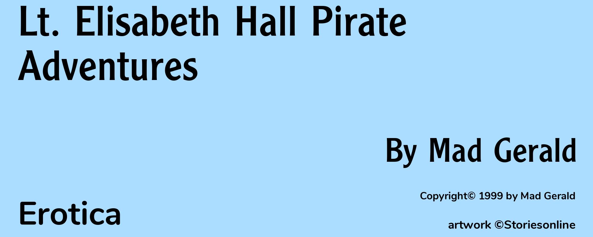 Lt. Elisabeth Hall Pirate Adventures - Cover