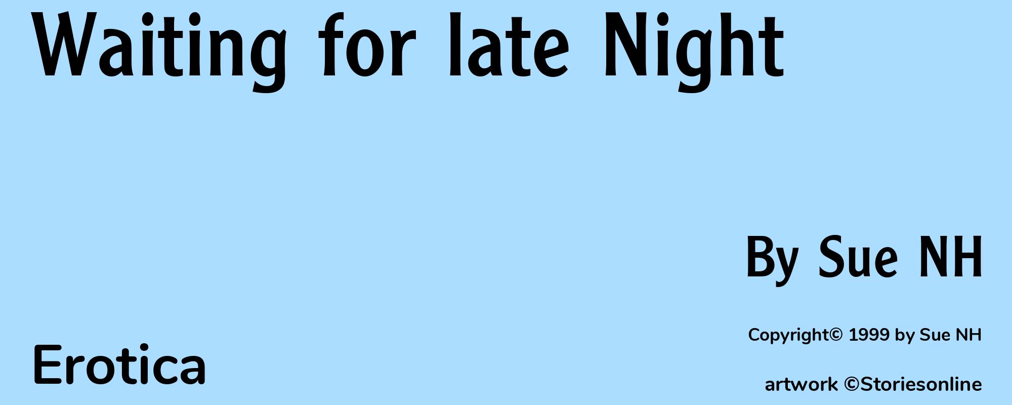 Waiting for late Night - Cover