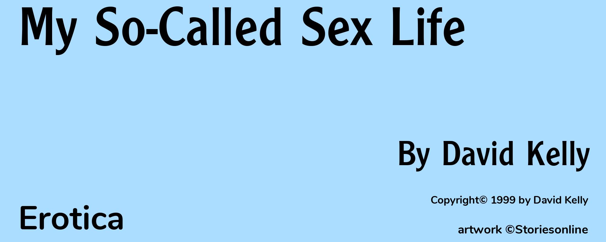 My So-Called Sex Life - Cover