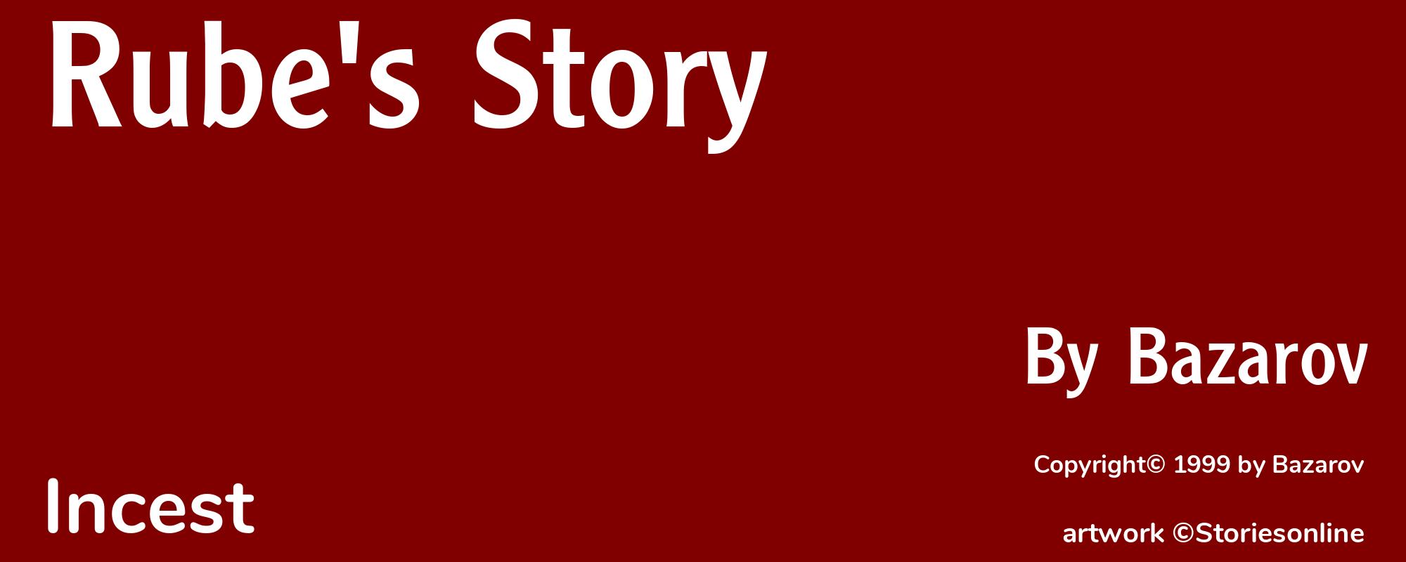 Rube's Story - Cover