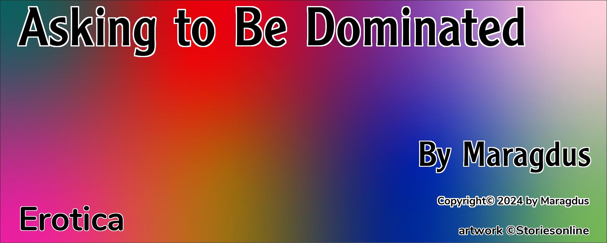 Asking to Be Dominated - Cover