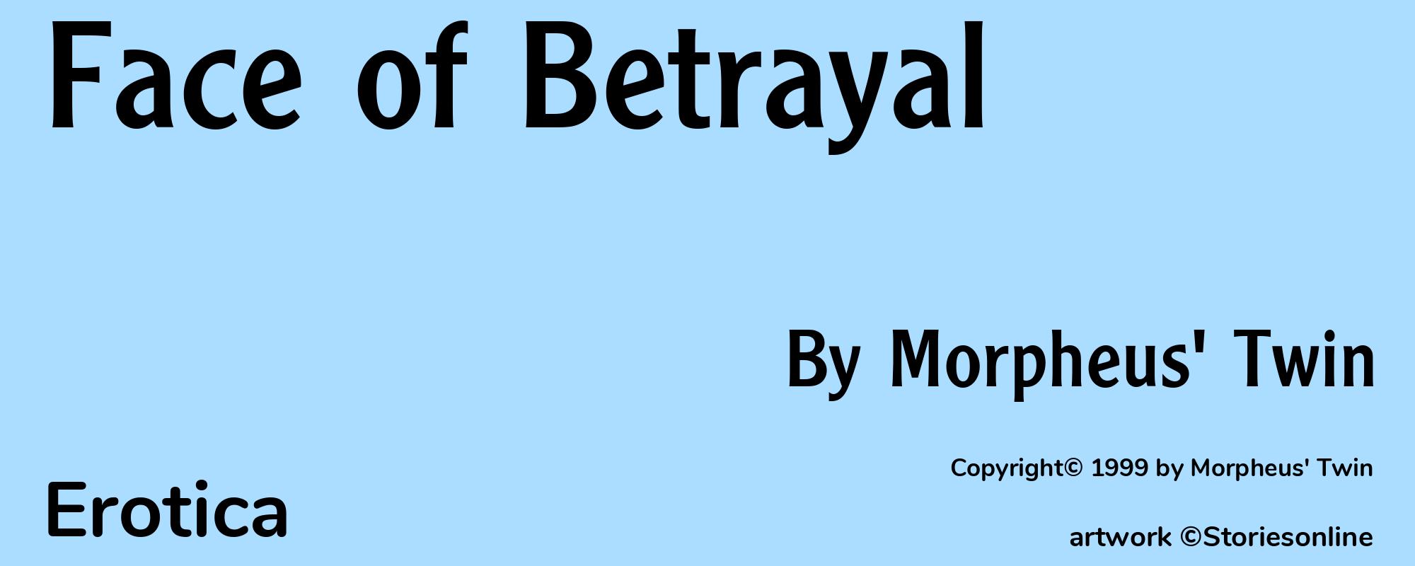 Face of Betrayal - Cover