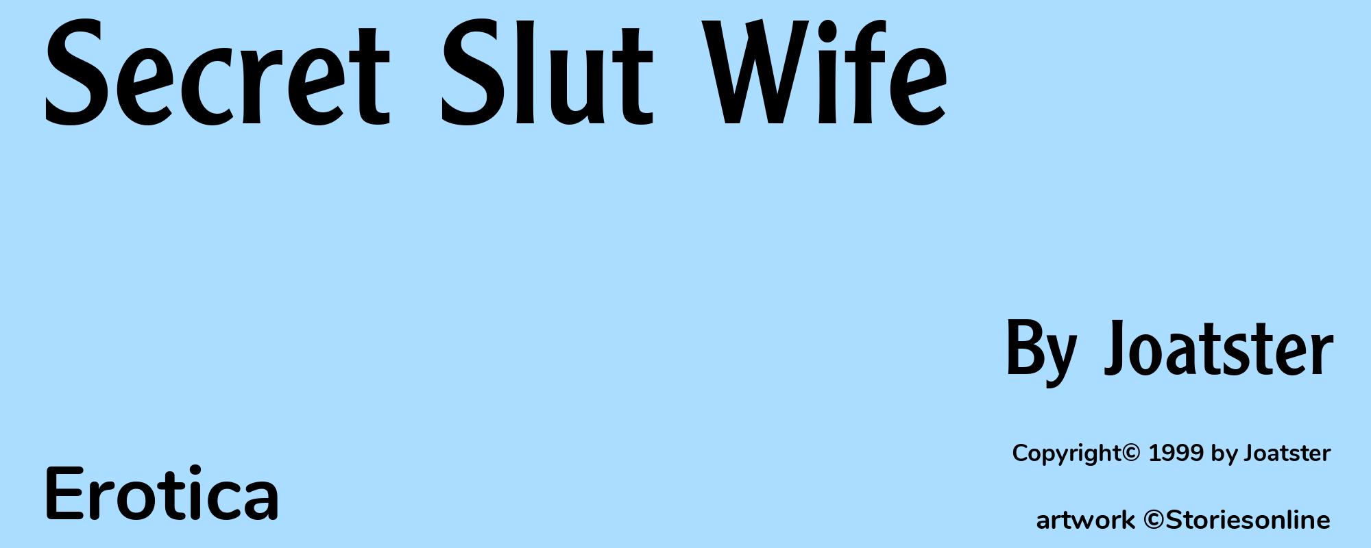 Secret Slut Wife - Cover