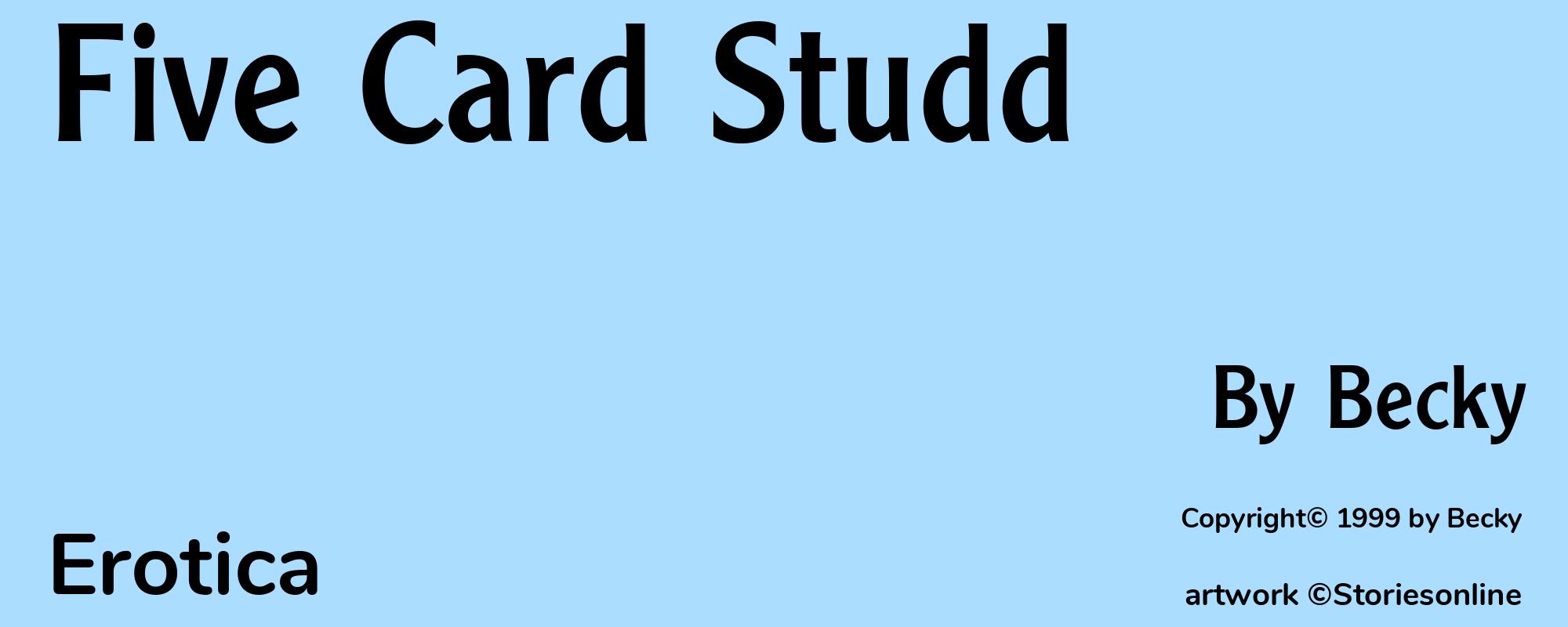 Five Card Studd - Cover