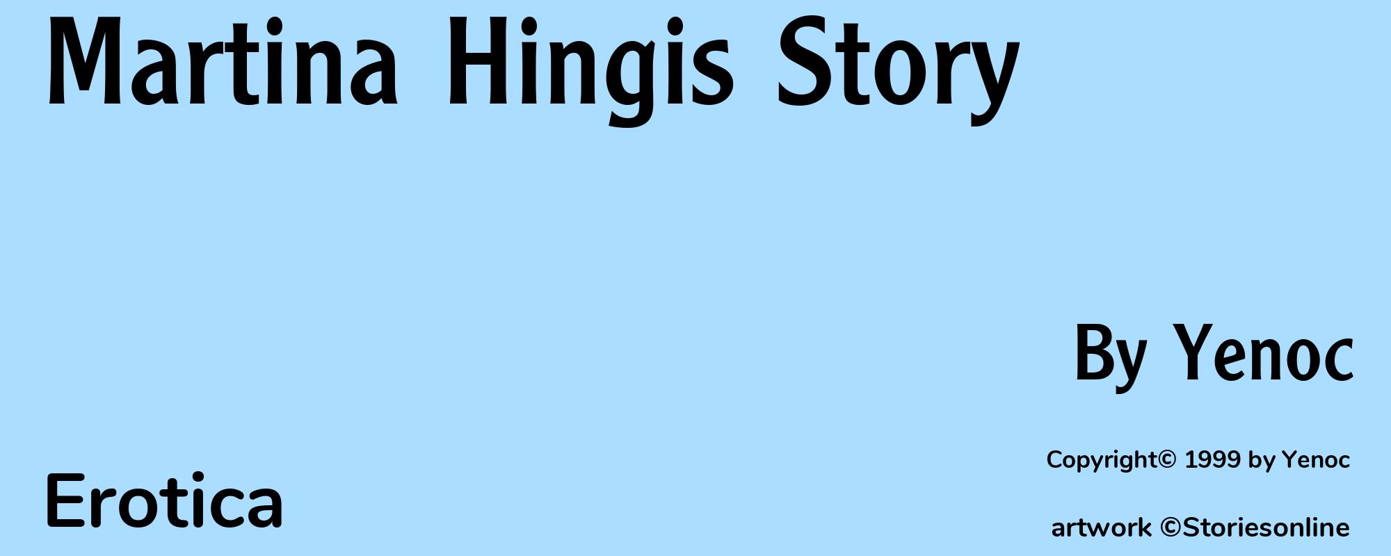 Martina Hingis Story - Cover