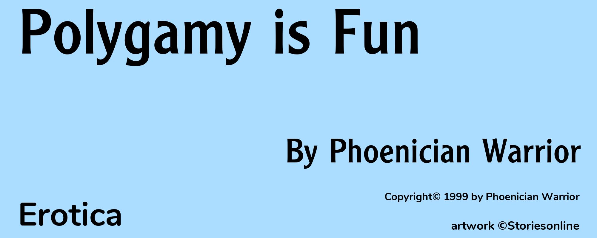 Polygamy is Fun - Cover