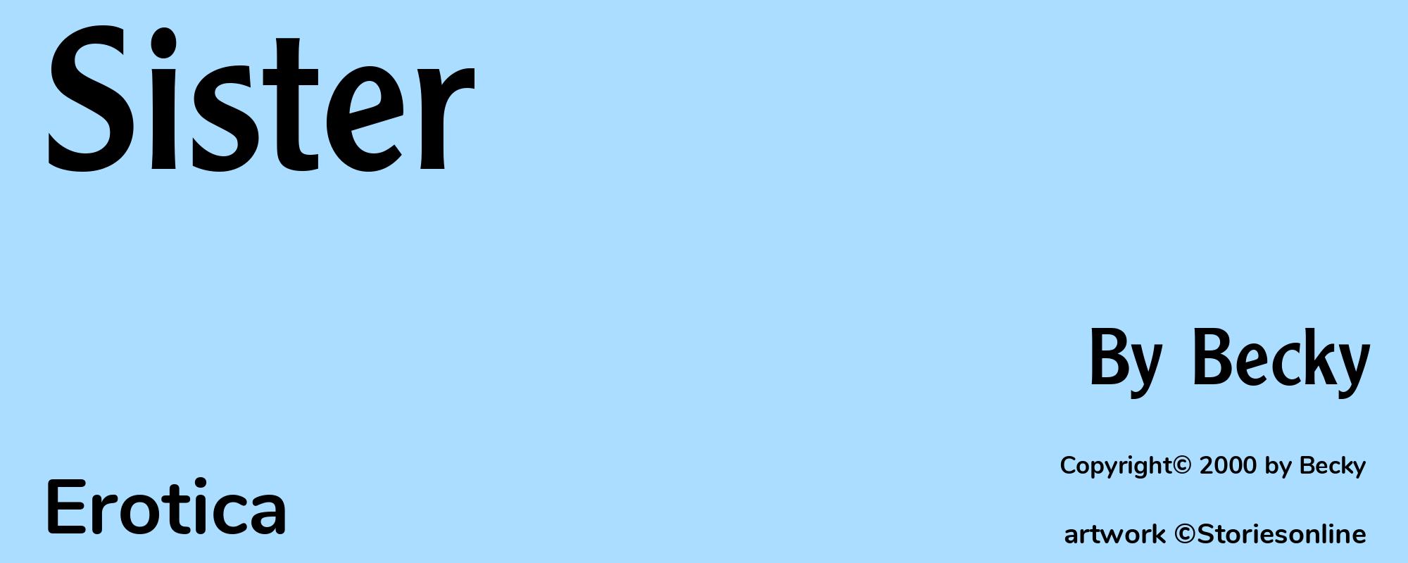 Sister - Cover