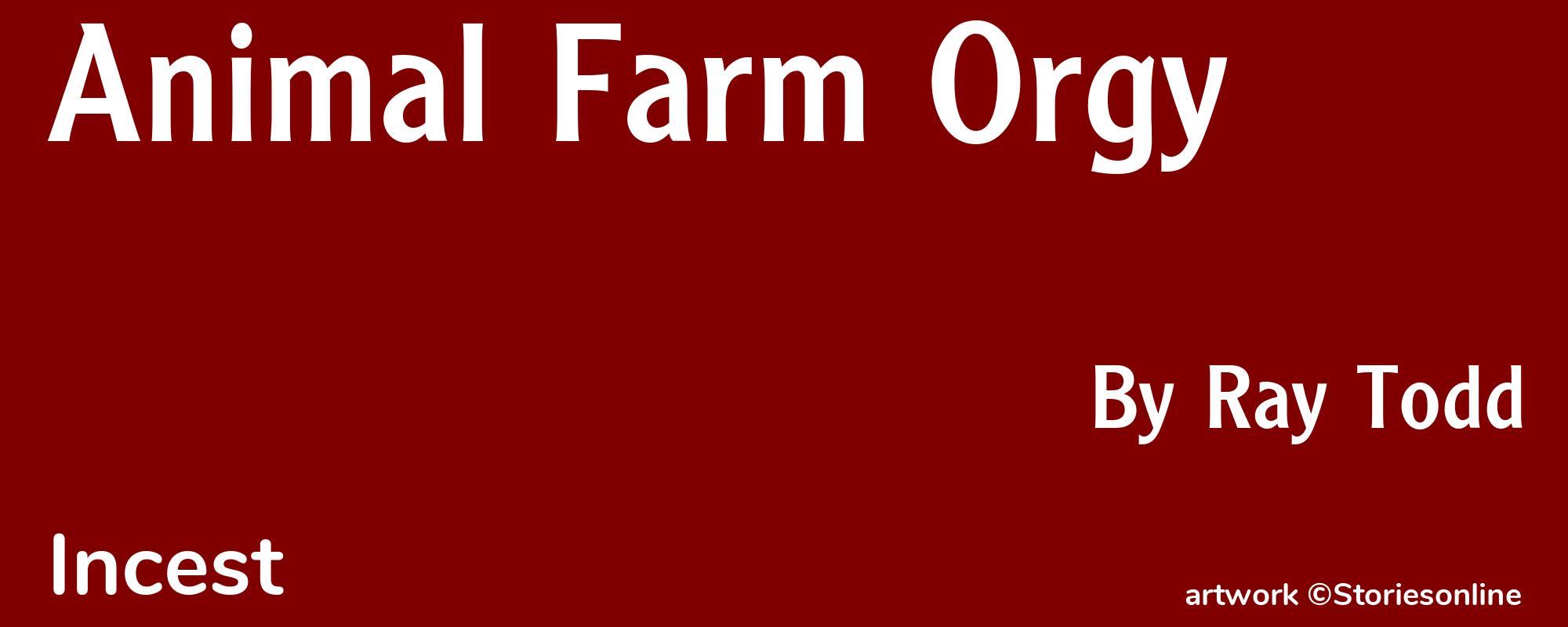 Animal Farm Orgy - Cover