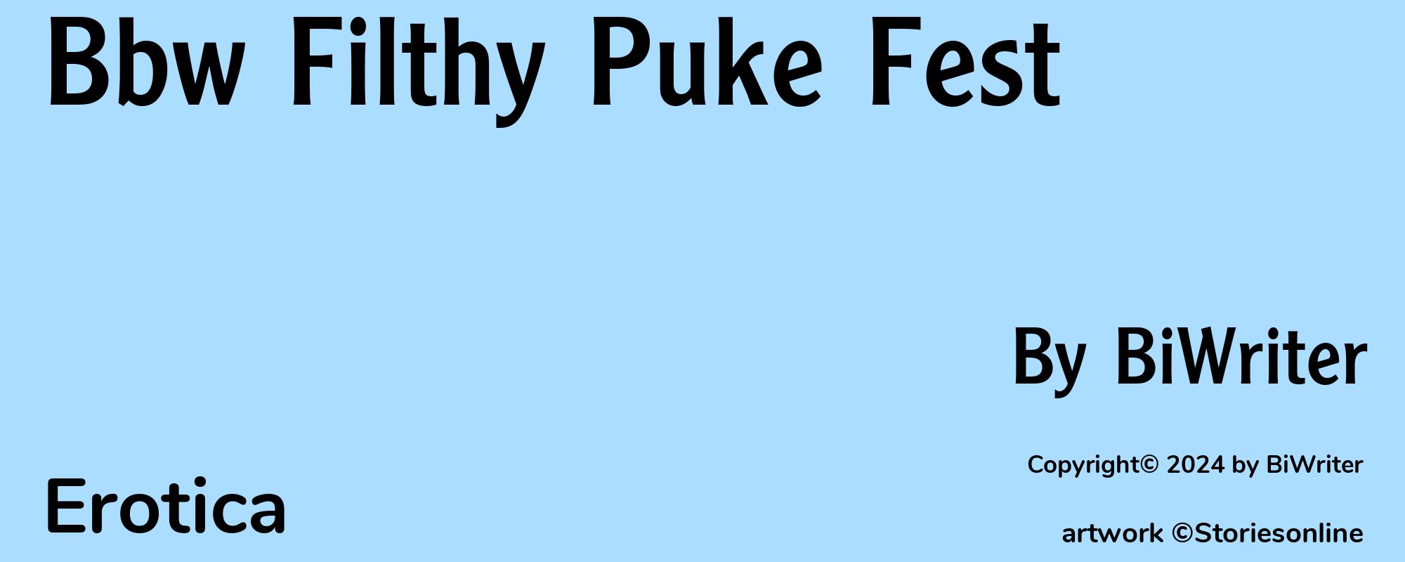 Bbw Filthy Puke Fest - Cover