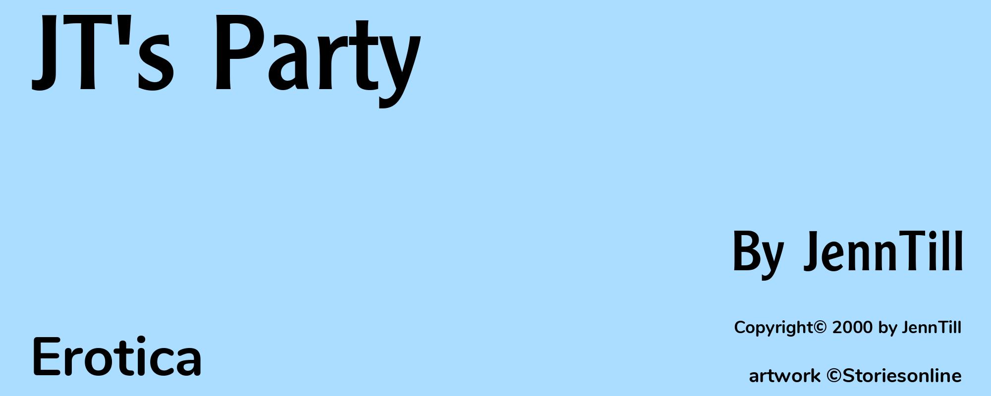 JT's Party - Cover
