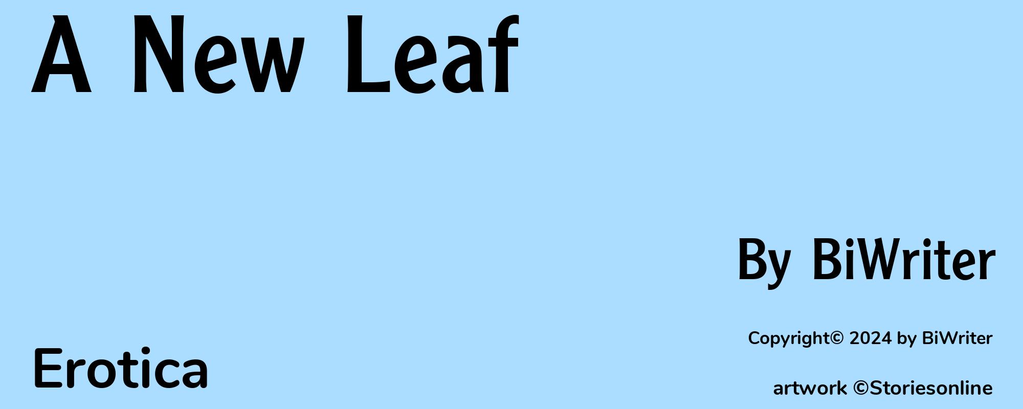 A New Leaf - Cover