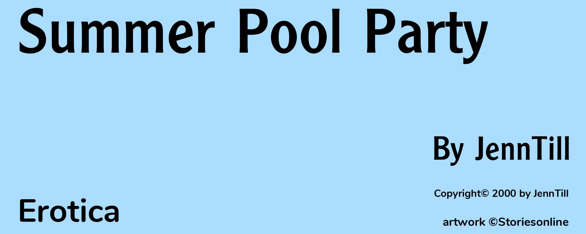 Summer Pool Party - Cover