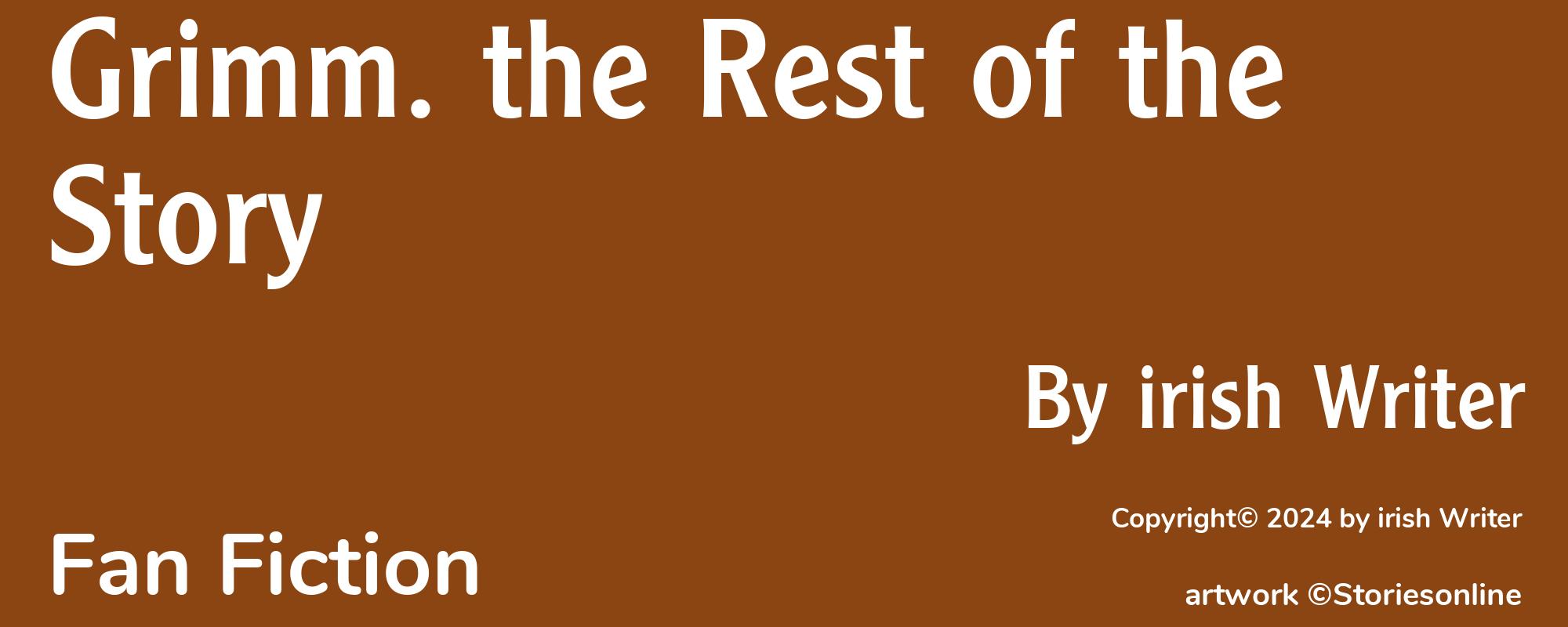 Grimm. the Rest of the Story - Cover