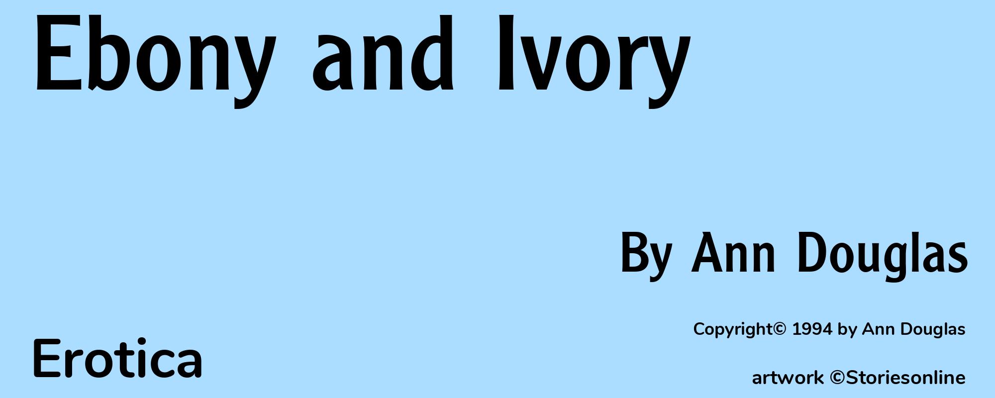 Ebony and Ivory - Cover