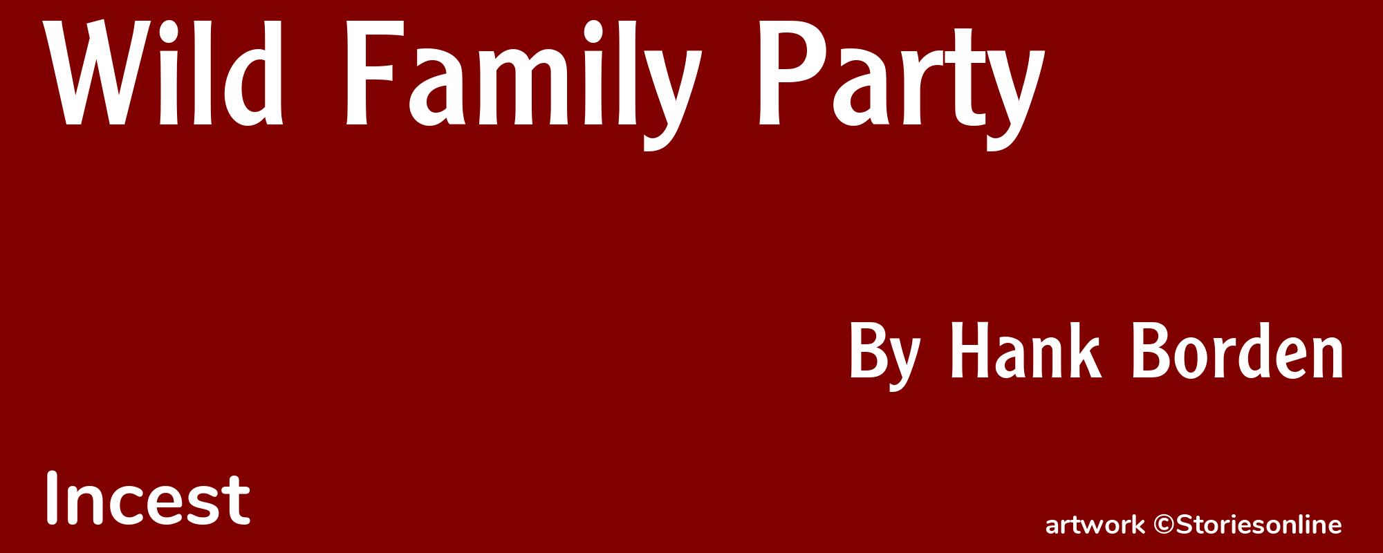Wild Family Party - Cover