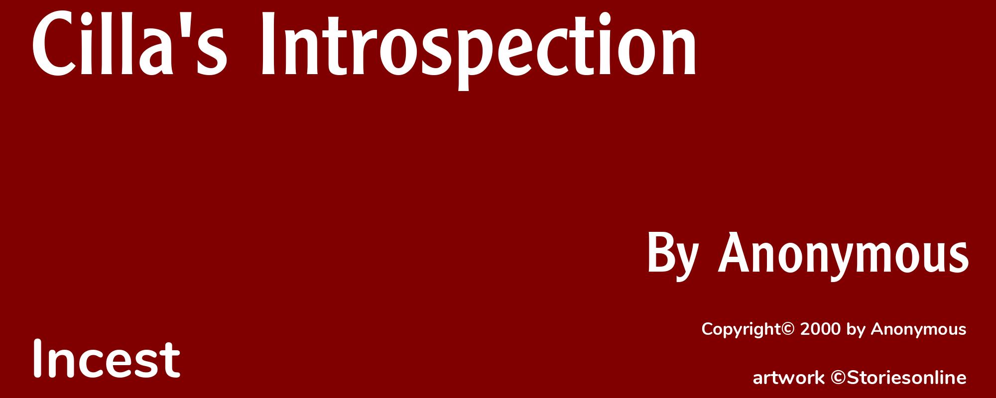 Cilla's Introspection - Cover